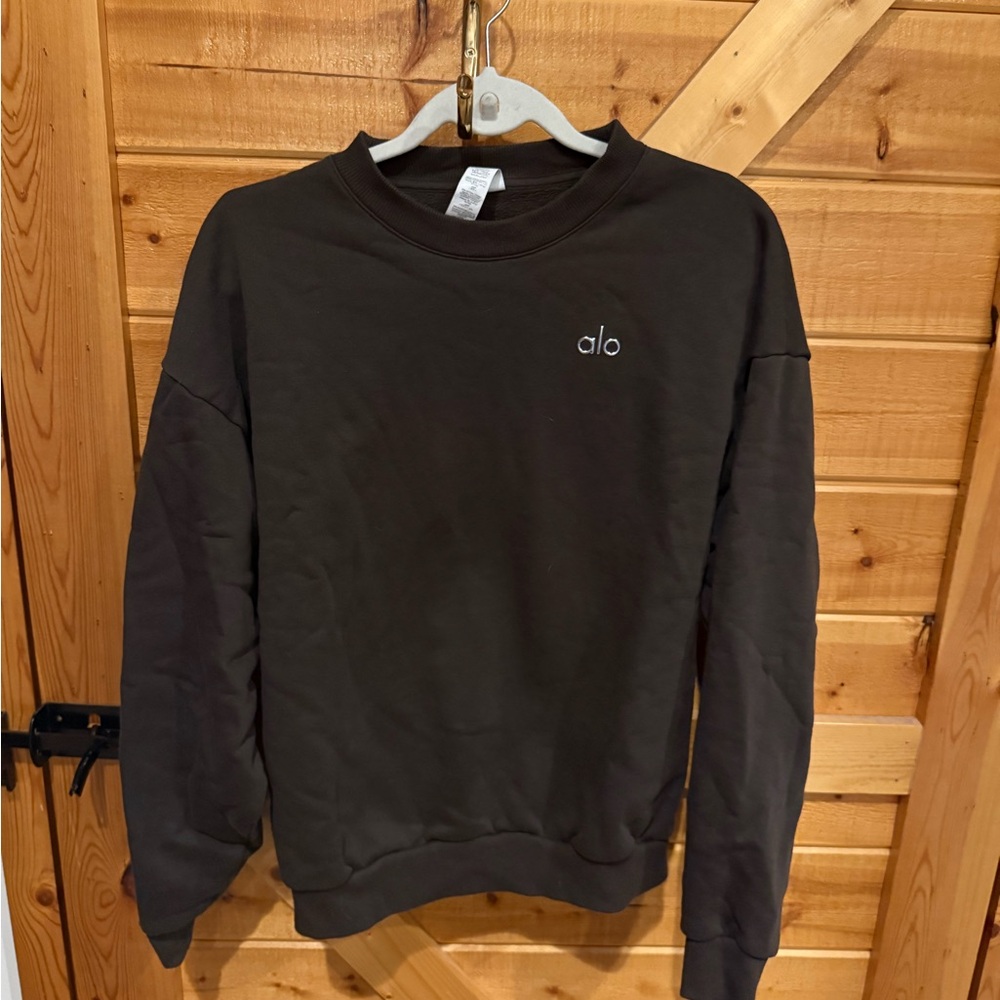 ALO Yoga accolade Crewneck- espresso